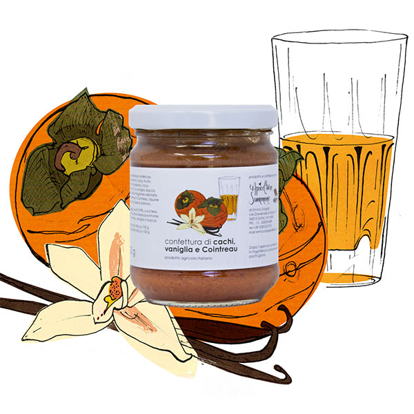 Composta di cachi, vaniglia e cointreau