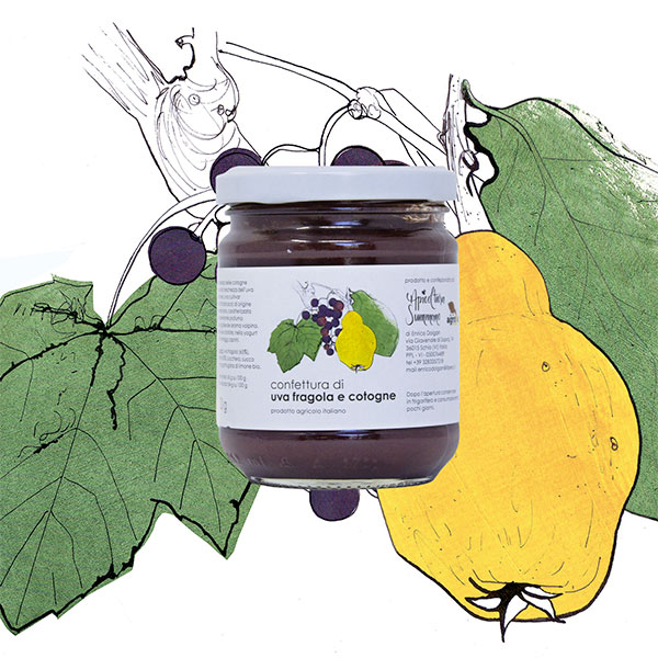 Composta di uva fragola e cotogne